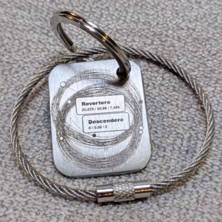 Spira Vitae - Engraved Life Signature Keychain